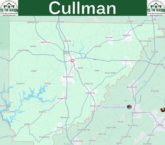 Christmas and holiday lights for your home in Cullman AL