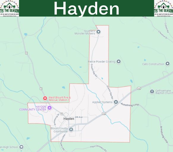 Christmas Lights for your home in Hayden AL